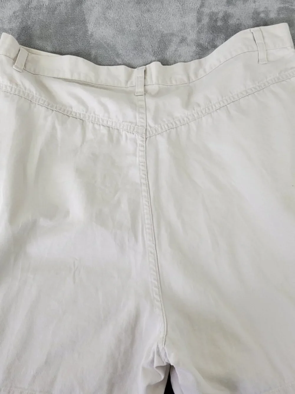 Cherokee Women's Off White Denim Shorts Size 22W 100% Cotton Casual WHI5E